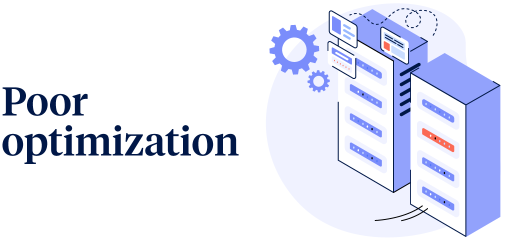 poor optimization healthcare billing