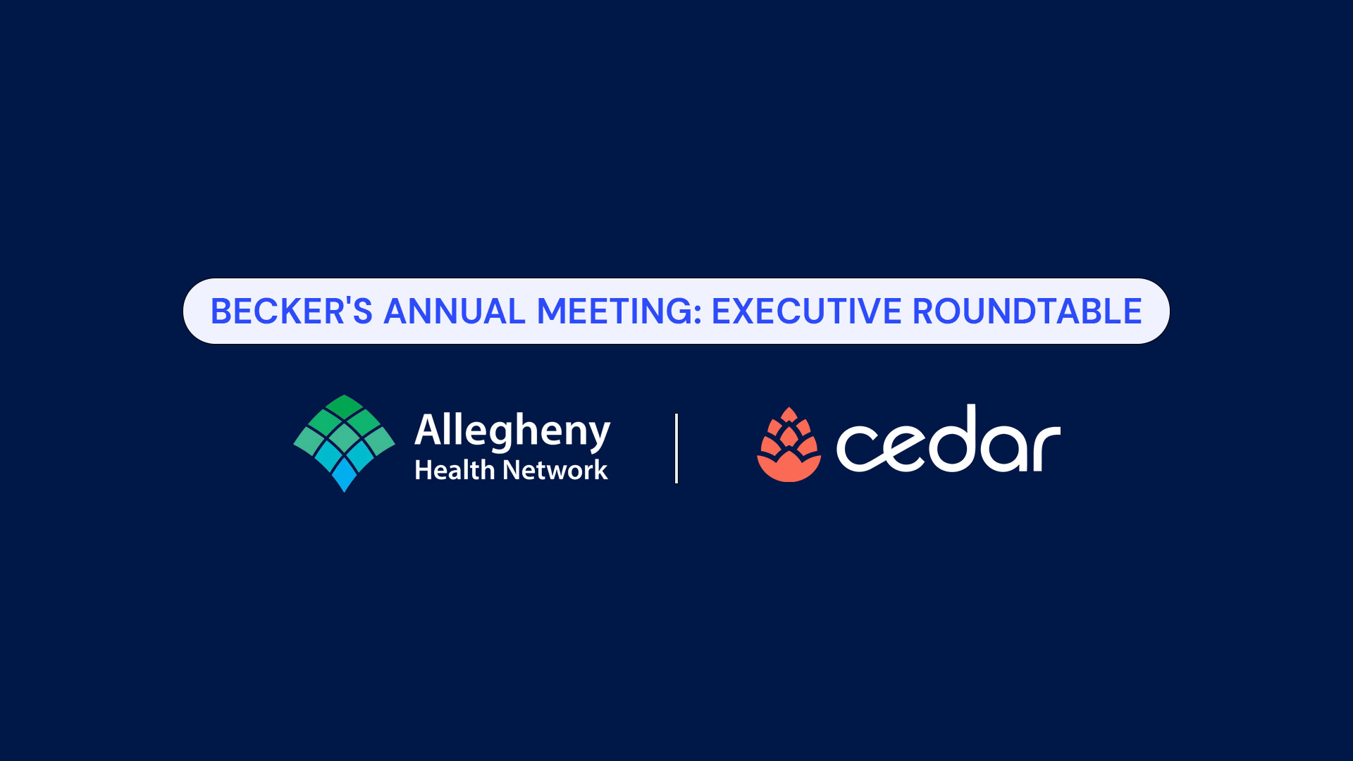 The Power of Payer-Provider Collaboration: Q&A with James Rohrbaugh, CFO of Allegheny Health Network