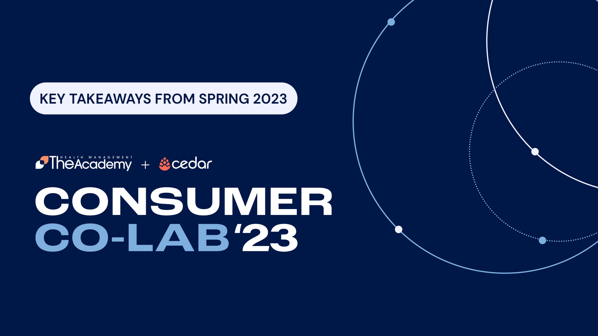 Four Conclusions on Advancing the Consumer Experience from The Health Management Academy + Cedar Consumer Co-Lab