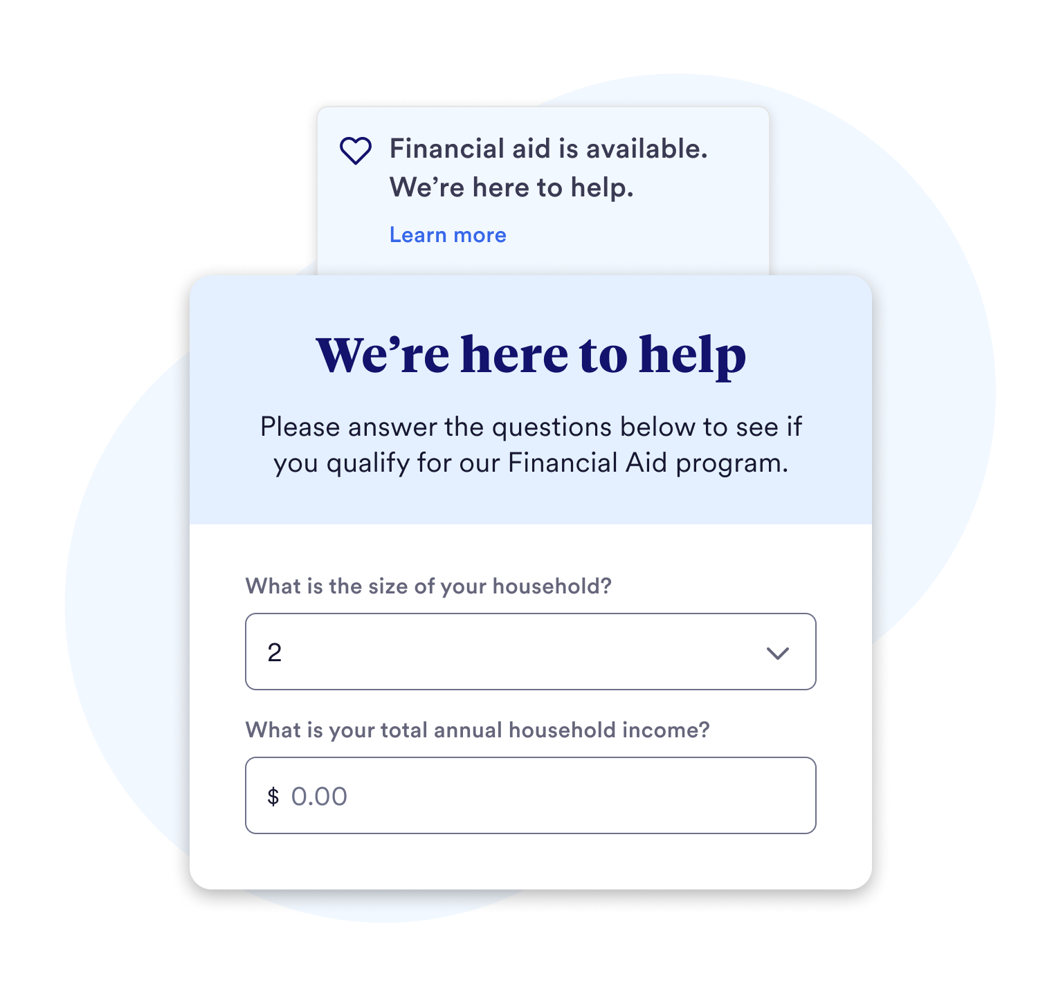 Financial Assistance Screener