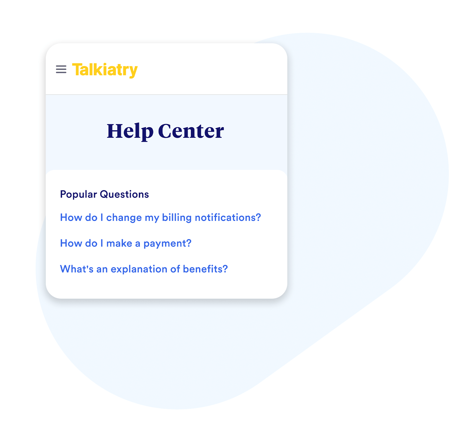 Streamlining Patient Billing For Mental Health Care Talkiatry Case Study