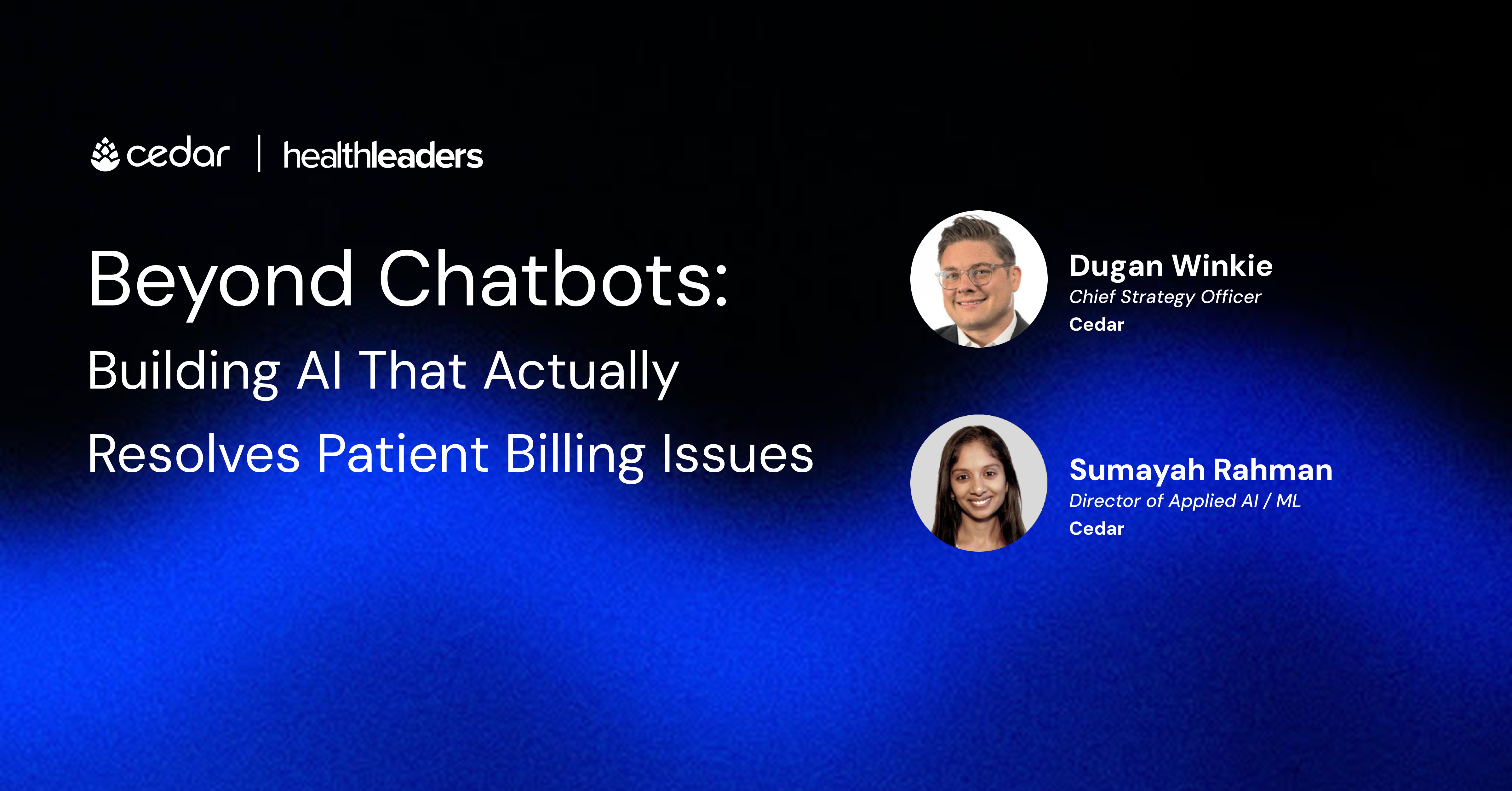 Beyond Chatbots: Building AI That Actually Resolves Patient Billing Issues